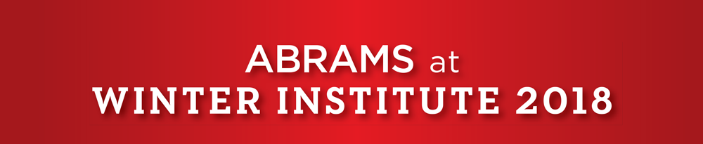 Abrams At Winter Institute 2018