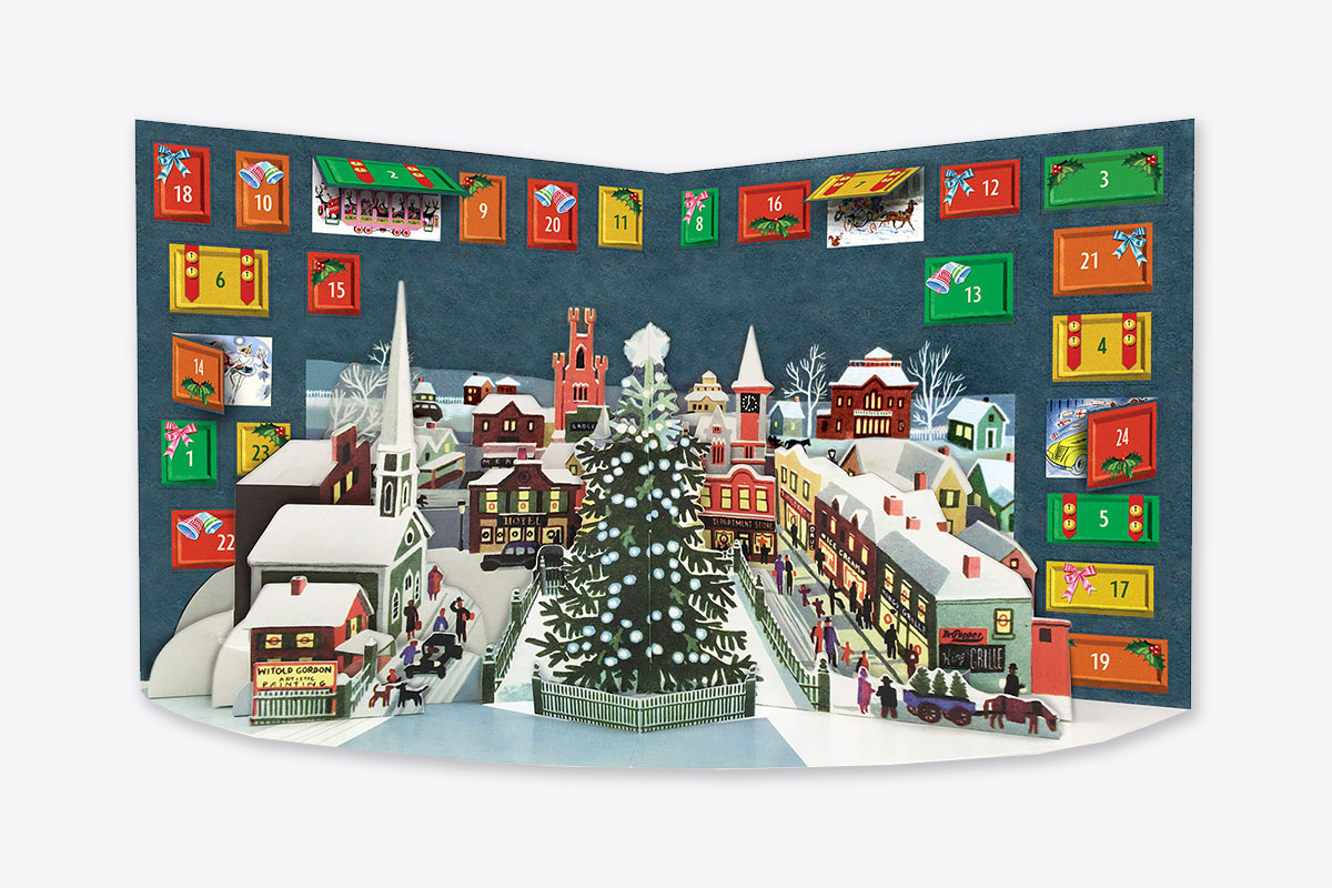 Traveling Santa Pop Advent Calendar Advent Pop Up Advent Calendar. 