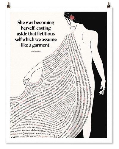 Kate Chopin "Garment" Print