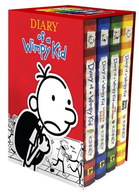 Cover image for Diary of a Wimpy Kid Box of Books 1-4 