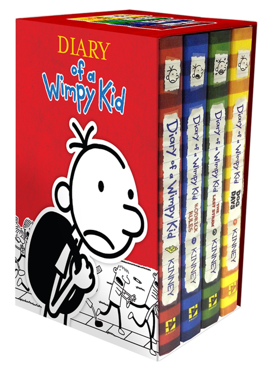 Diary of a Wimpy Kid Box of Books 1-4 