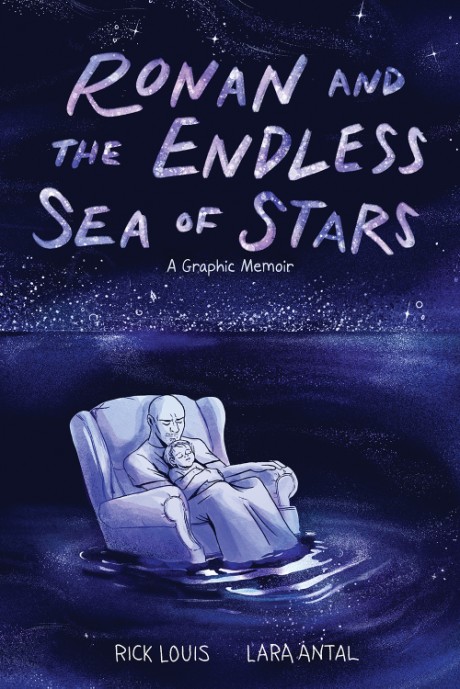 Cover image for Ronan and the Endless Sea of Stars A Graphic Memoir
