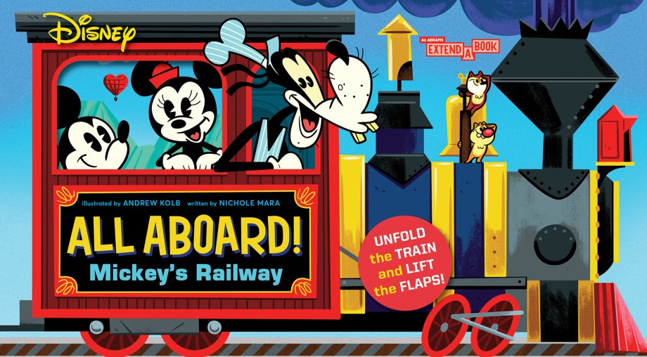 Disney All Aboard! Mickey’s Railway (An Abrams Extend-a-Book) 