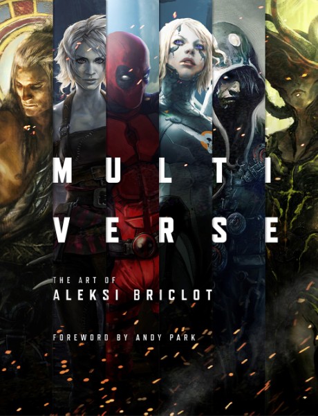 Cover image for Multiverse: The Art of Aleksi Briclot 