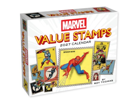 Cover image for Marvel Value Stamps 2027 Day-to-Day Calendar
