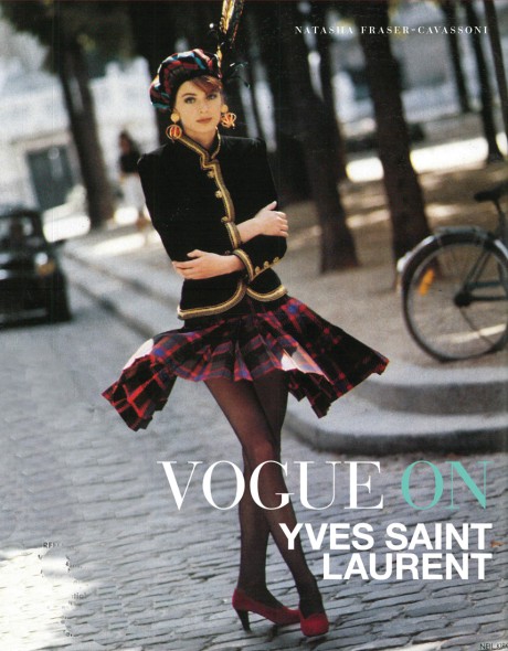 Cover image for Vogue on Yves Saint Laurent 