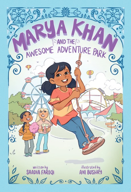 Cover image for Marya Khan and the Awesome Adventure Park (Marya Khan #4) 
