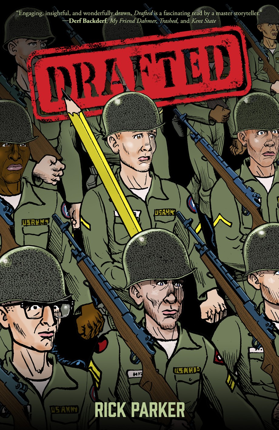 Cover for Drafted An Illustrated Memoir of a Veteran's Service During the War in Vietnam