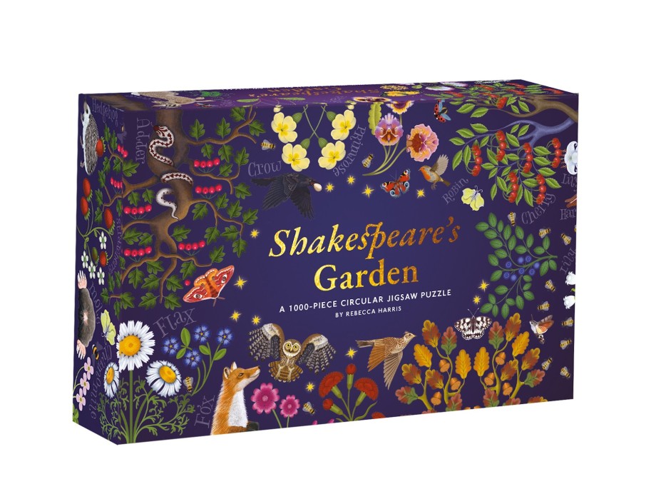 Shakespeare's Garden A 1000 piece Circular Jigsaw Puzzle