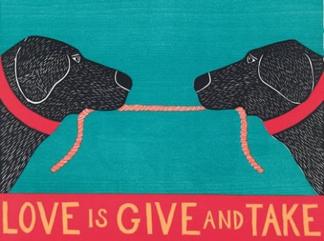 Cover image for Love Is Give and Take Notefolio 