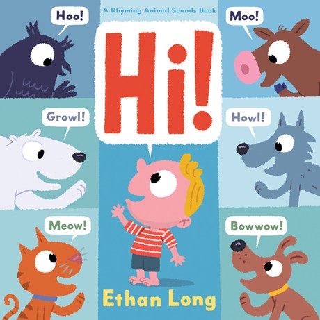 Cover image for Hi! A Rhyming Animal Sounds Book