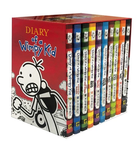 Cover image for Diary of a Wimpy Kid Box of Books (Books 1–10) 