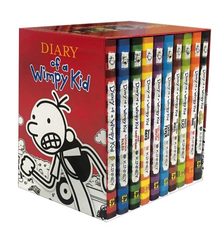 Cover image for Diary of a Wimpy Kid Box of Books (Books 1–10) Hardcover Gift Set