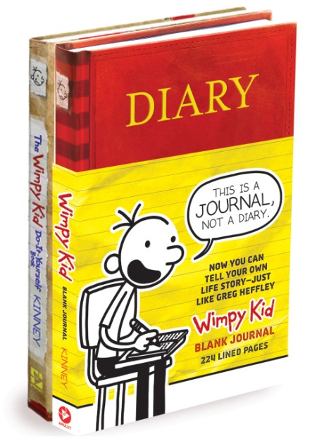 Diary of a Wimpy Kid Blank Journal/DIY Bundle 