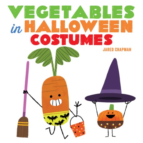 Cover image for Vegetables in Halloween Costumes A Board Book