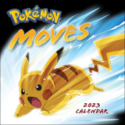 Pokémon Moves 2023 Wall Calendar 