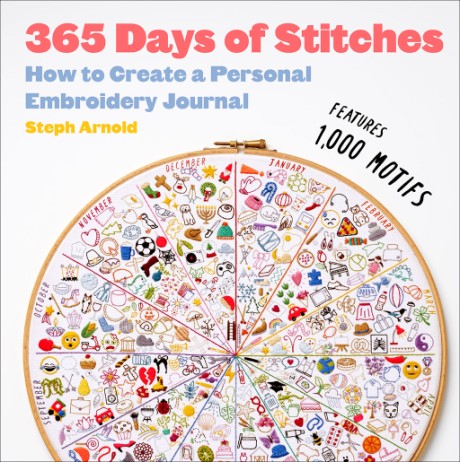 Cover image for 365 Days of Stitches How to Create a Personal Embroidery Journal
