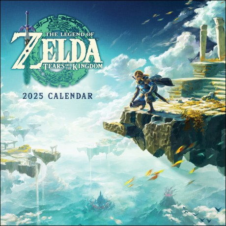 The Legend of Zelda: Tears of the Kingdom 2025 Wall Calendar (Wall 