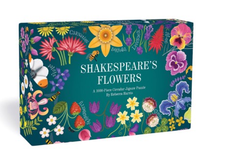 Cover image for Shakespeare's Flowers A 1000-piece jigsaw puzzle with a poetic host of flowers, plants and animals