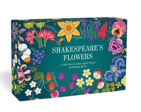 Cover image for Shakespeare's Flowers A 1000-piece jigsaw puzzle with a poetic host of flowers, plants and animals