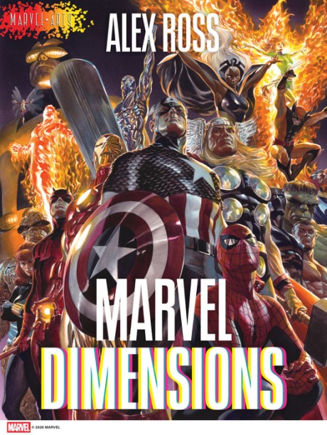 Cover image for Marvel Dimensions A Graphic Novel (Marvel Arts)