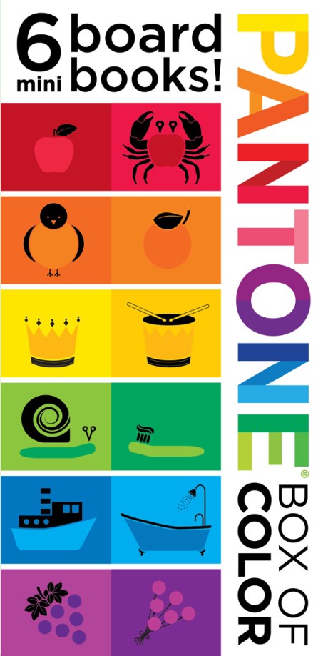 Cover image for Pantone: Box of Color 6 Mini Board Books!