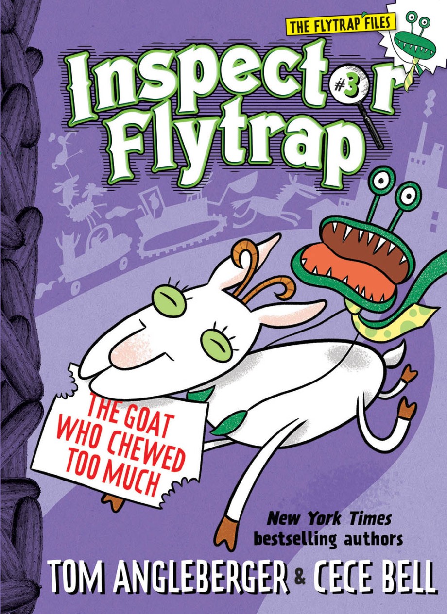 Cover for Inspector Flytrap in The Goat Who Chewed Too Much (Inspector Flytrap #3)