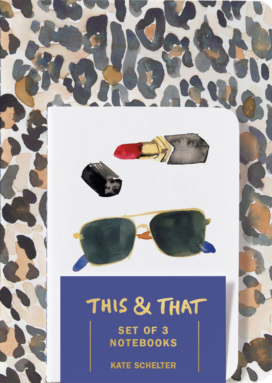 This & That Notebooks (Set of 3) by Kate Schelter