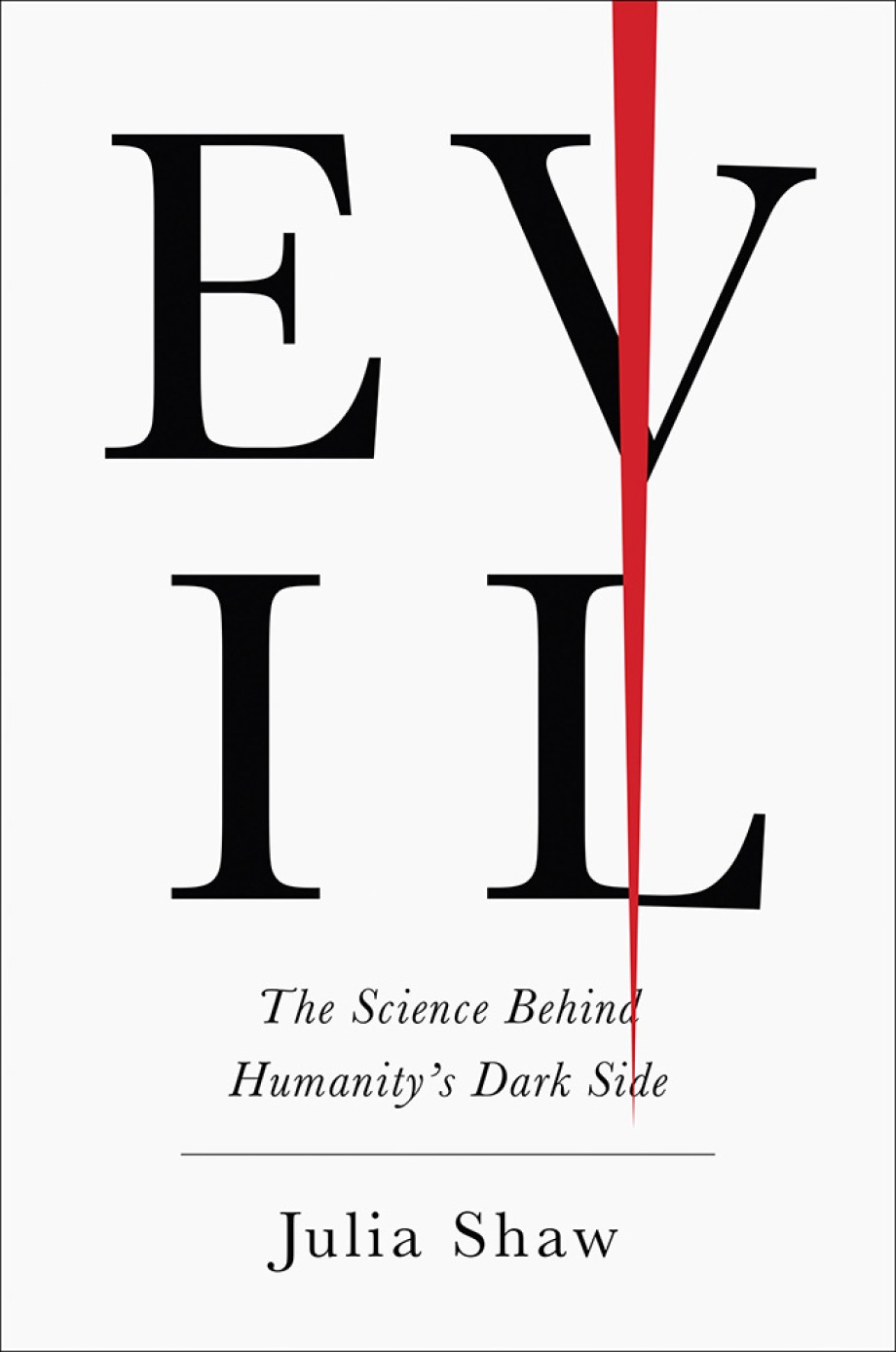 Cover for Evil The Science Behind Humanity's Dark Side