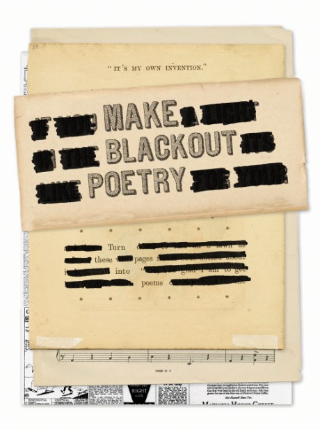 Cover image for Make Blackout Poetry Turn These Pages into Poems