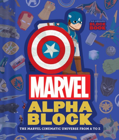 Cover image for Marvel Alphablock (An Abrams Block Book) The Marvel Cinematic Universe from A to Z