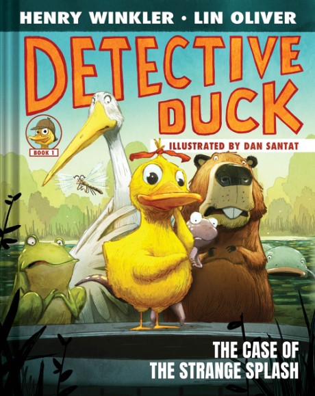 Cover image for Detective Duck: The Case of the Strange Splash (Detective Duck #1) 