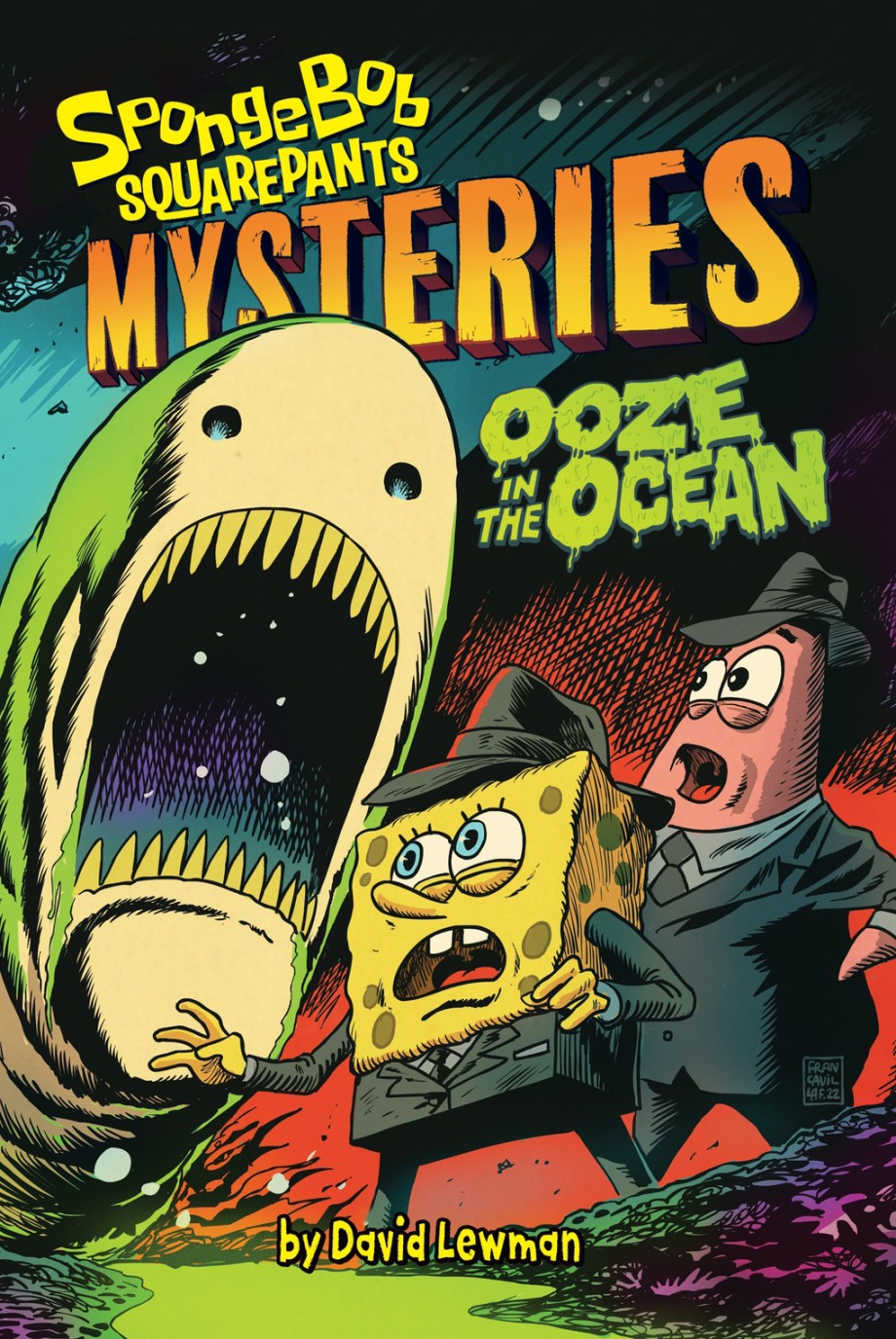 Cover for Ooze in the Ocean (SpongeBob SquarePants Mysteries #2)