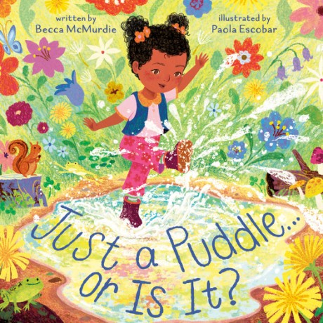 Cover image for Just a Puddle . . . or Is It? (A Point-of-View Picture Book)