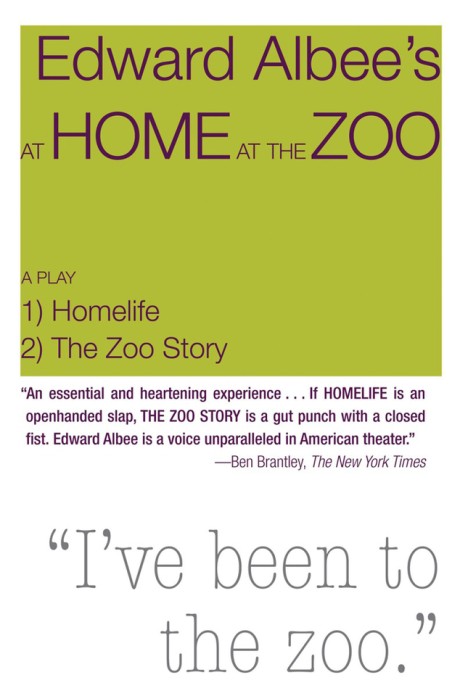 Cover image for At Home at the Zoo: Homelife and the Zoo Story Two Plays