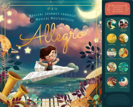 Cover image for Allegro A Musical Journey Through 11 Musical Masterpieces