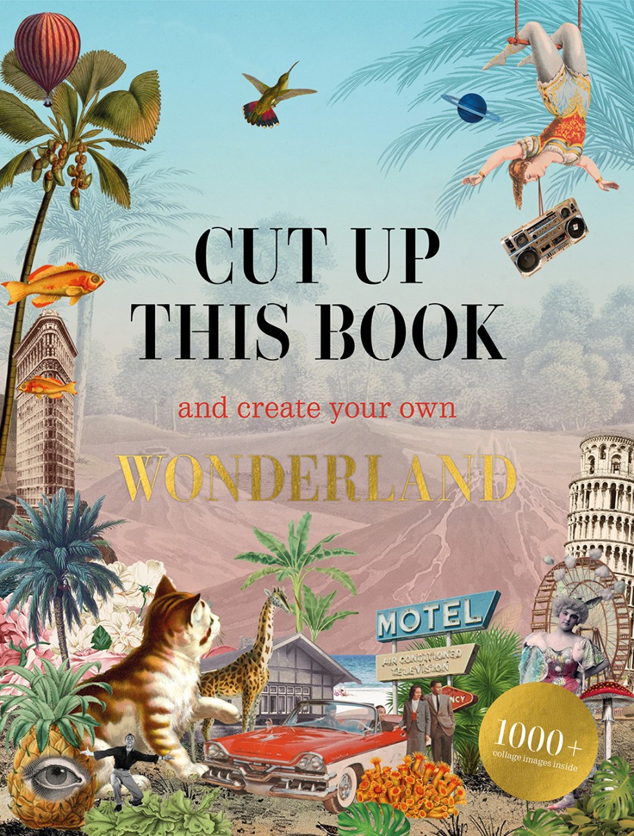 Cover for Cut Up This Book and Create Your Own Wonderland 1,000 Unexpected Images for Collage Artists
