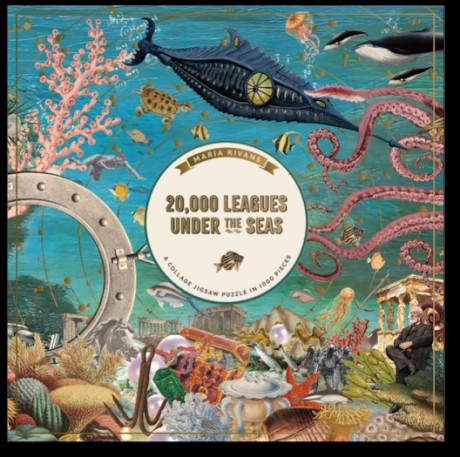 20,000 Leagues Under the Seas (square box format) A 1000 piece Jigsaw Puzzle Inspired by Jules Verne's Classic Adventure