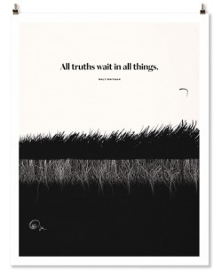 Walt Whitman "Grass" Print