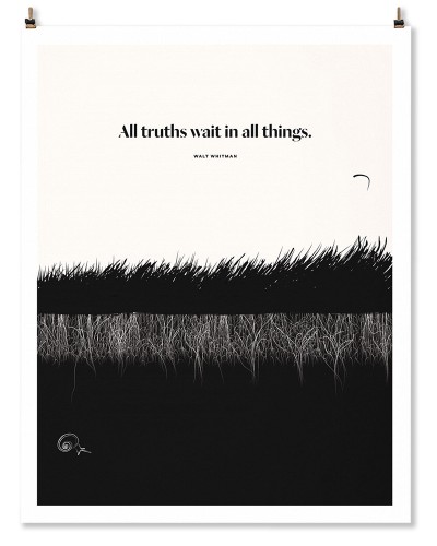 Walt Whitman "Grass" Print