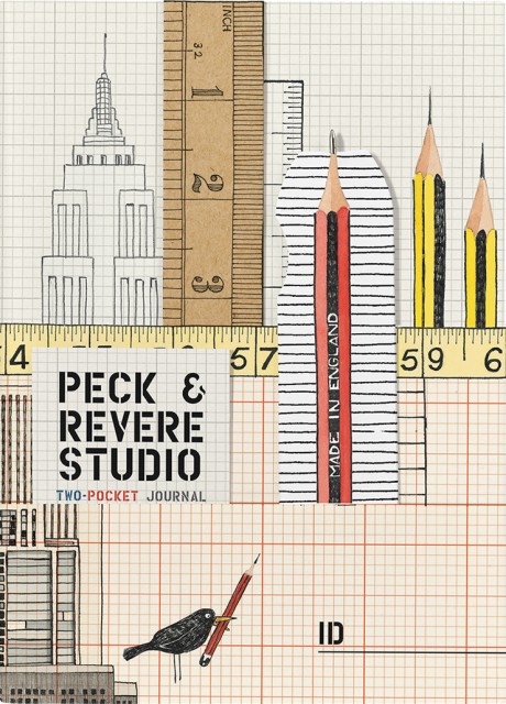 Cover image for Peck & Revere Studio Two-Pocket Journal 