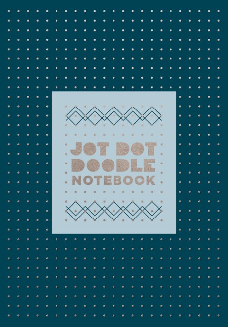Cover image for Jot Dot Doodle Notebook (Blue and Silver) 