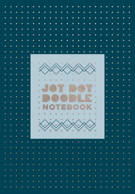 Cover image for Jot Dot Doodle Notebook (Blue and Silver) 