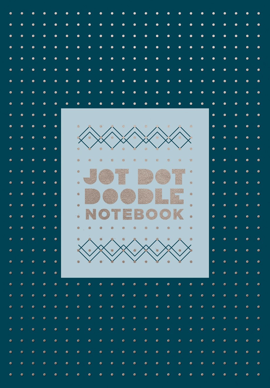 Jot Dot Doodle Notebook (Blue and Silver) 