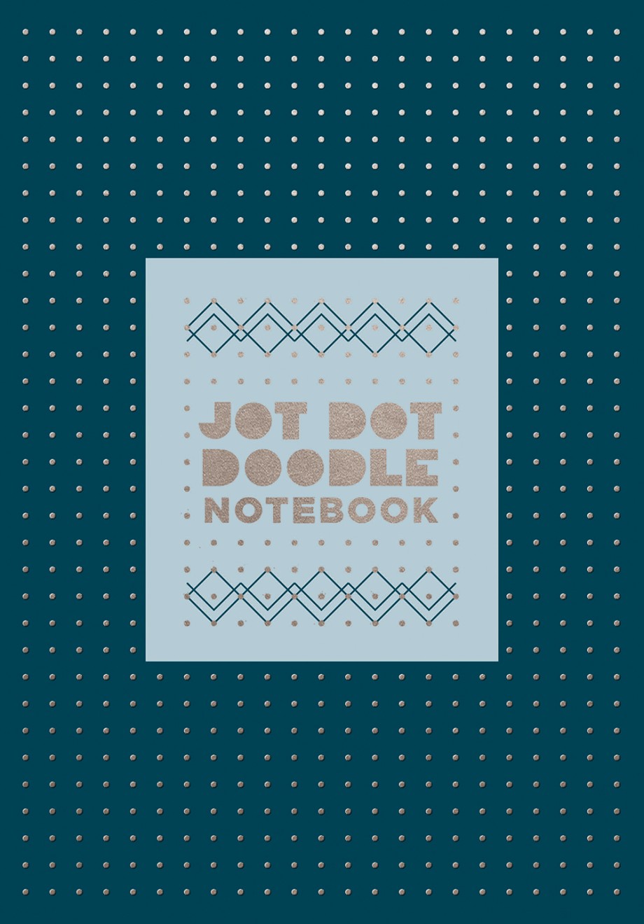 Jot Dot Doodle Notebook (Blue and Silver)