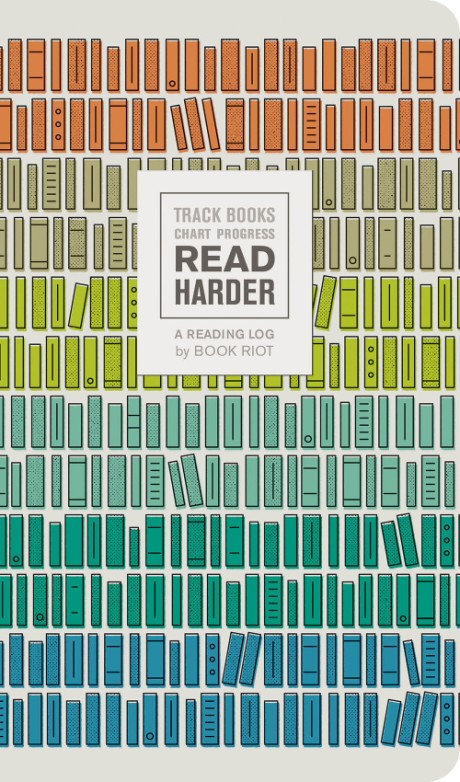 Cover image for Read Harder (A Reading Log) Track Books, Chart Progress