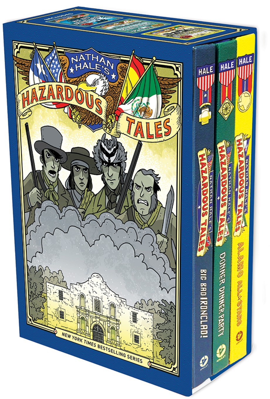 Nathan Hale's Hazardous Tales Second 3-Book Box Set A Graphic Novel Collection