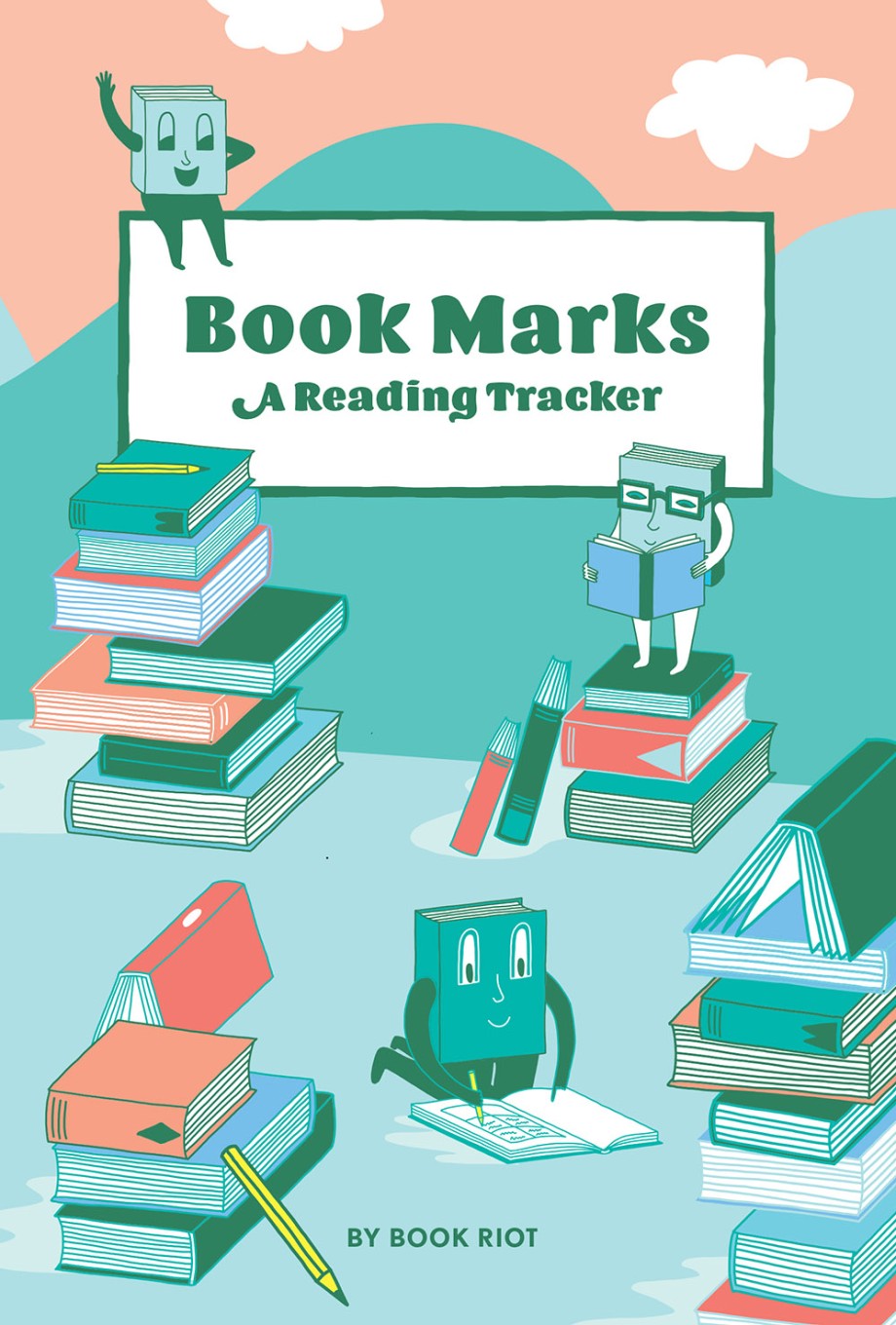 Cover for Book Marks Guided Journal A Reading Tracker