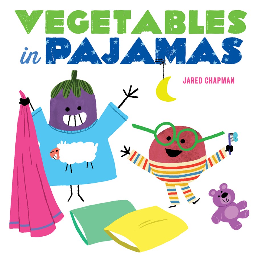 Cover for Vegetables in Pajamas A Board Book