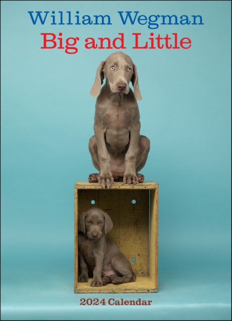 Cover image for William Wegman Big and Little 2024 Wall Calendar 